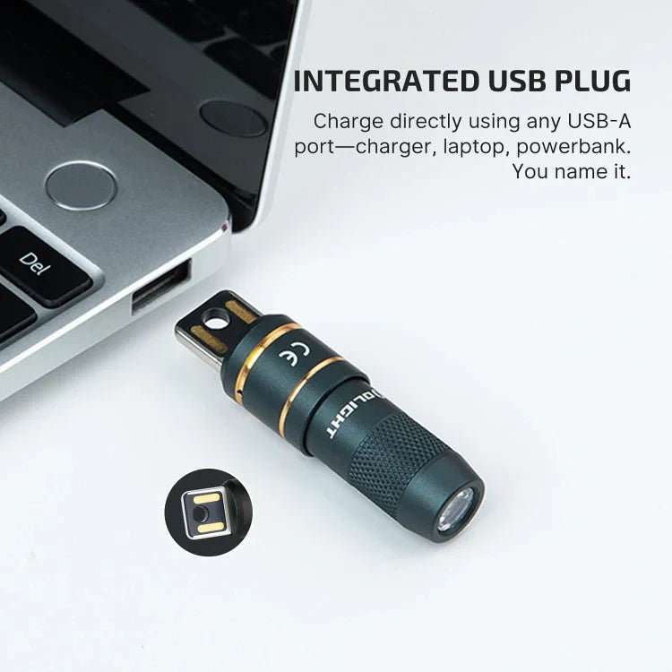 OLIGHT IMINI2DB imini 2 Rechargeable Mini Flashlight - Dream Blue VM Hardware
