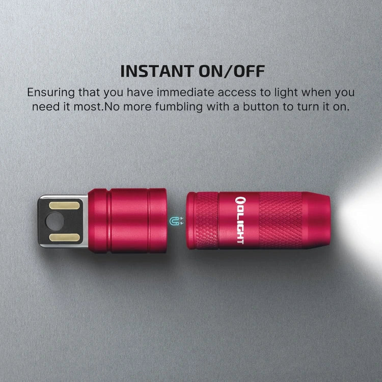 OLIGHT IMINI2PR imini 2 Rechargeable Mini Flashlight - Passionate Red VM Hardware