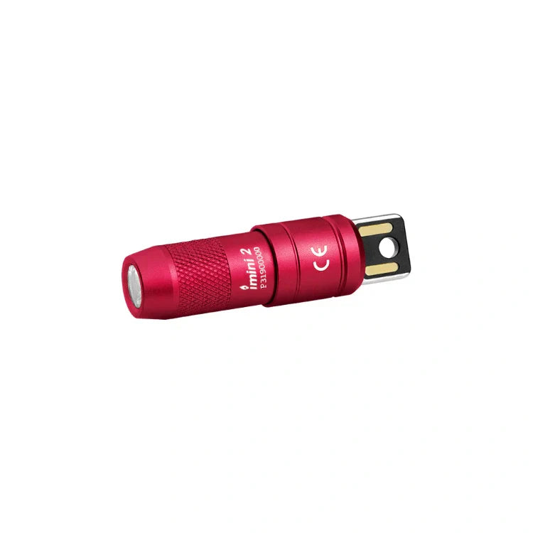 OLIGHT IMINI2PR imini 2 Rechargeable Mini Flashlight - Passionate Red VM Hardware