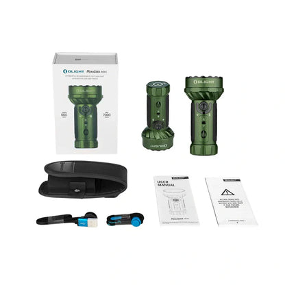 OLIGHT MARAUDERMINIODG Marauder Mini Powerful LED Flashlight With RGB - OD Green VM Hardware