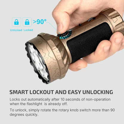 OLIGHT MARAUDERMINIT Marauder Mini Powerful LED Flashlight With RGB - Desert Terrain VM Hardware