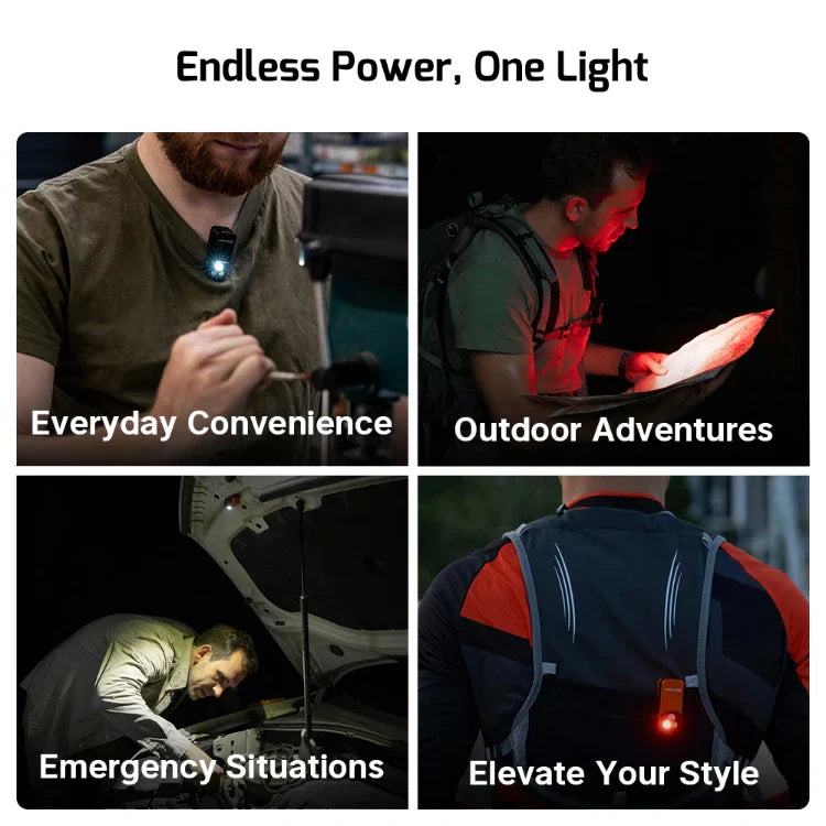 OLIGHT OCLIPPROAS Oclip Pro Clip on Flashlight with Floodlight - Ancient Script VM Hardware
