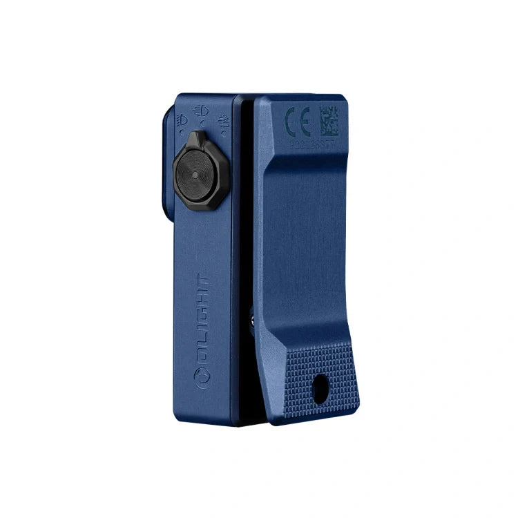 OLIGHT OCLIPULTRANVBU Oclip Ultra Clip-On EDC Light with Flood, Spot, and UV Modes - Navy Blue VM Hardware