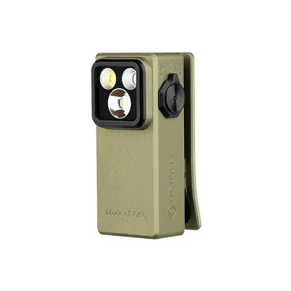 OLIGHT OCLIPULTRAOAL Oclip Ultra Clip-On EDC Light with Flood, Spot, and UV Modes - Olive Green VM Hardware