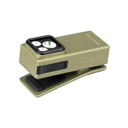 OLIGHT OCLIPULTRAOAL Oclip Ultra Clip-On EDC Light with Flood, Spot, and UV Modes - Olive Green VM Hardware