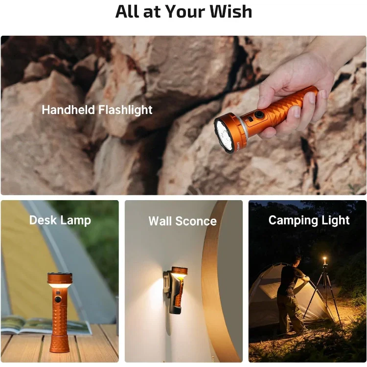 OLIGHT PROWESSORG Prowess Multifunctional with Bidirectional Lighting Flashlight - Orange VM Hardware