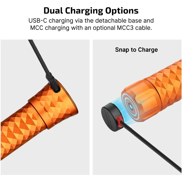 OLIGHT PROWESSORG Prowess Multifunctional with Bidirectional Lighting Flashlight - Orange VM Hardware