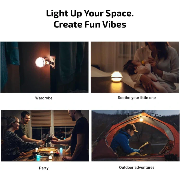 OLIGHT SPHEREC Sphere Ambient Light with App Control - Blue VM Hardware