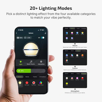 OLIGHT SPHEREC Sphere Ambient Light with App Control - Blue VM Hardware