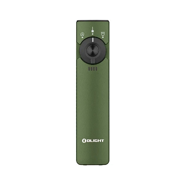 OLIGHT ARKFELDPRO3RODGV3 Arkfeld Pro Flat EDC Flashlight with LED Light UV and Laser - OD Green VM Hardware