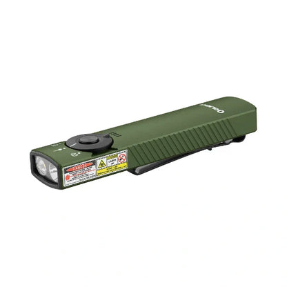 OLIGHT ARKFELDPRO3RODGV3 Arkfeld Pro Flat EDC Flashlight with LED Light UV and Laser - OD Green VM Hardware