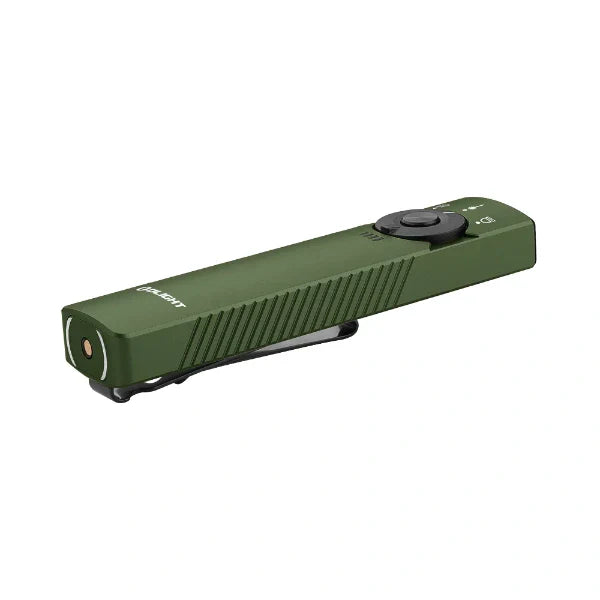 OLIGHT ARKFELDPRO3RODGV3 Arkfeld Pro Flat EDC Flashlight with LED Light UV and Laser - OD Green VM Hardware
