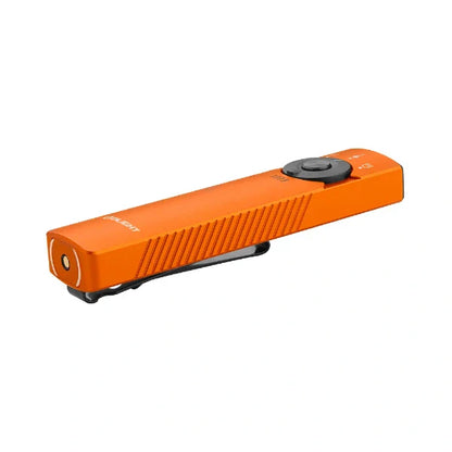 OLIGHT ARKFELDPRO3ROGV3 Arkfeld Pro Flat EDC Flashlight with LED Light UV and Laser - Orange VM Hardware
