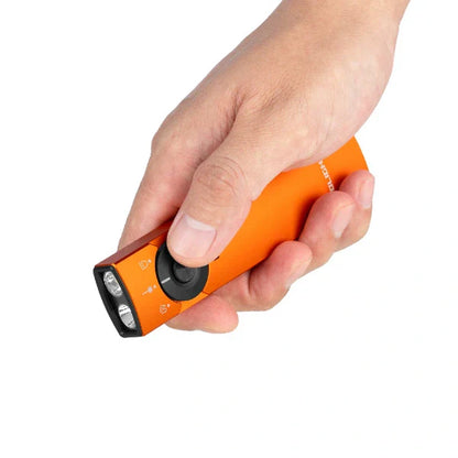 OLIGHT ARKFELDPRO3ROGV3 Arkfeld Pro Flat EDC Flashlight with LED Light UV and Laser - Orange VM Hardware