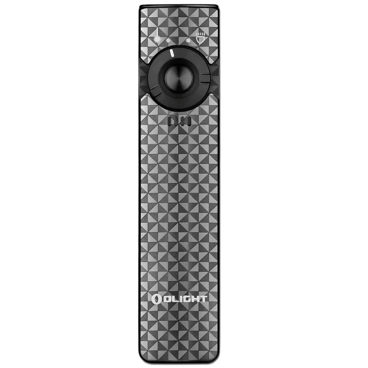 OLIGHT ARKFELDPWGMGCW Arkfeld Flat Flashlight with Green Laser & White Light - Pinwheel Gunmetal Grey VM Hardware
