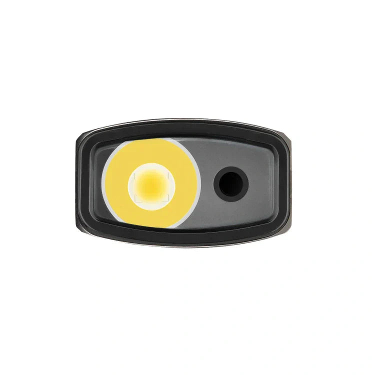 OLIGHT ARKFELDPWGMGCW Arkfeld Flat Flashlight with Green Laser & White Light - Pinwheel Gunmetal Grey VM Hardware