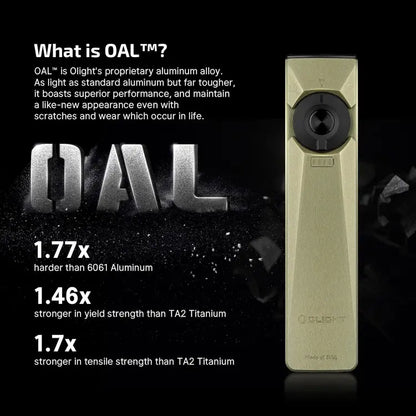 OLIGHT ARKFELDULTRAOLG Arkfeld Ultra 3-in-1 EDC Flashlight with O-aluminum Material - Olive Green CW(5700K~6700K) VM Hardware