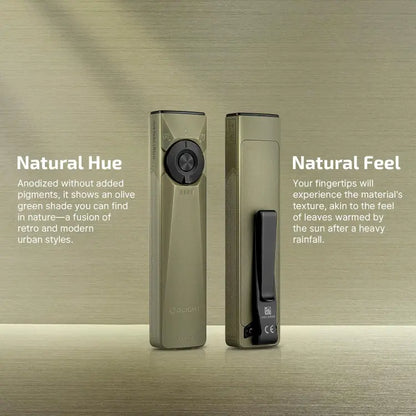 OLIGHT ARKFELDULTRAOLG Arkfeld Ultra 3-in-1 EDC Flashlight with O-aluminum Material - Olive Green CW(5700K~6700K) VM Hardware