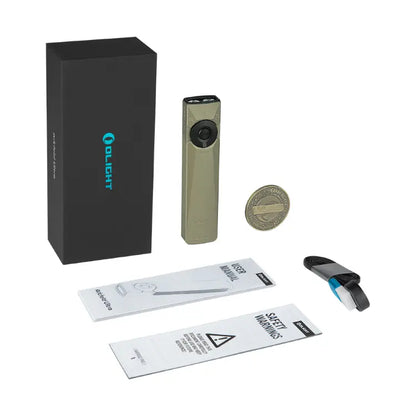 OLIGHT ARKFELDULTRAOLG Arkfeld Ultra 3-in-1 EDC Flashlight with O-aluminum Material - Olive Green CW(5700K~6700K) VM Hardware