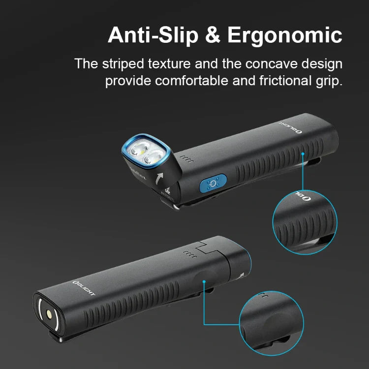 OLIGHT ARKFLEXBK Arkflex Adjustable Right Angle Flashlight - Black VM Hardware