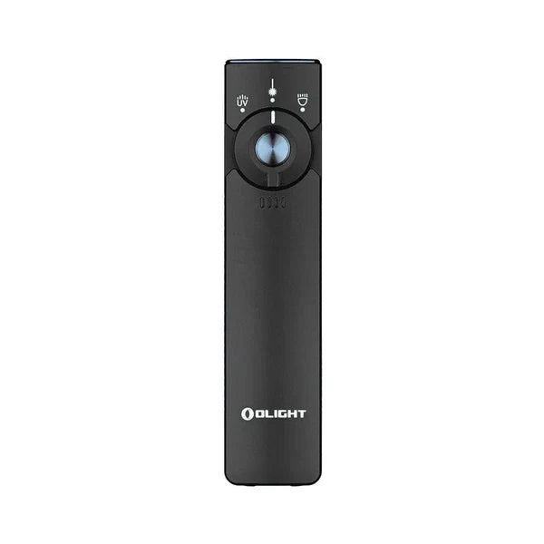 OLIGHT ARKFELDPRO3RBKCWV3 Arkfeld Pro Flat EDC Flashlight with LED Light UV and Laser - Black VM Hardware