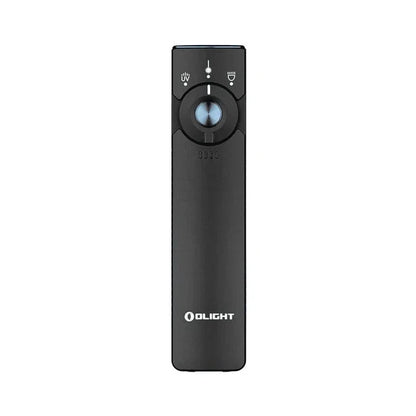 OLIGHT ARKFELDPRO3RBKCWV3 Arkfeld Pro Flat EDC Flashlight with LED Light UV and Laser - Black VM Hardware