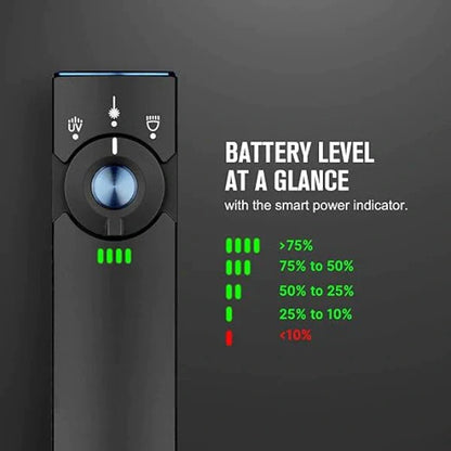 OLIGHT ARKFELDPRO3RODGV3 Arkfeld Pro Flat EDC Flashlight with LED Light UV and Laser - OD Green VM Hardware