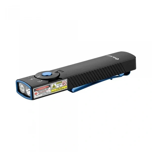 OLIGHT ARKFELDPRO3RBKCWV3 Arkfeld Pro Flat EDC Flashlight with LED Light UV and Laser - Black VM Hardware