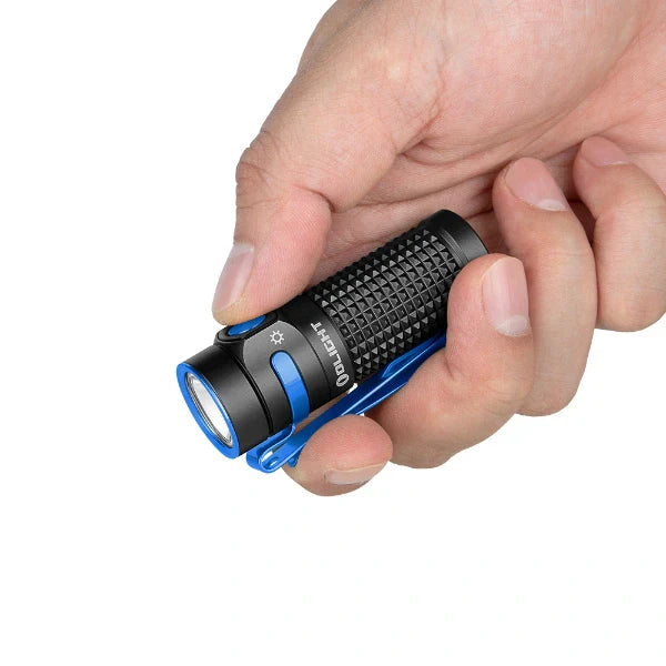 OLIGHT BATON4KITBK Baton 4 Powerful EDC Flashlight 1300 Lumens - Black - Premium (With Charging Case) VM Hardware