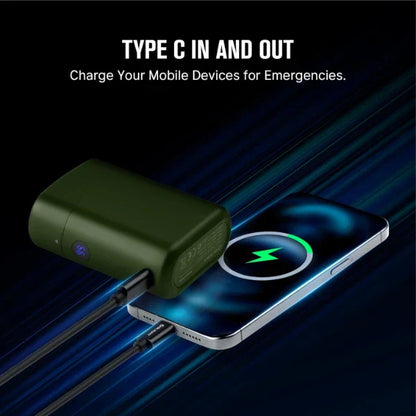 OLIGHT BATON4KITODG Baton 4 Powerful EDC Flashlight 1300 Lumens - OD Green - Premium (With Charging Case) VM Hardware