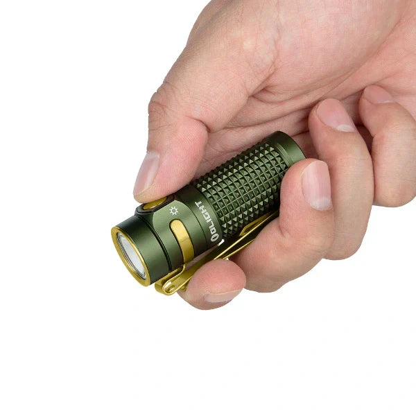 OLIGHT BATON4KITODG Baton 4 Powerful EDC Flashlight 1300 Lumens - OD Green - Premium (With Charging Case) VM Hardware