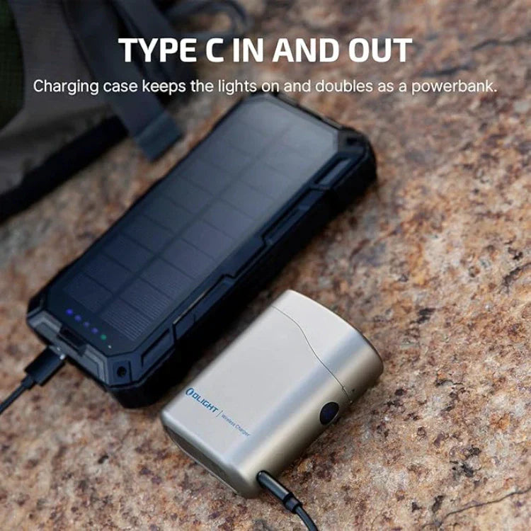 OLIGHT BATON4KITTI Baton 4 Powerful EDC Flashlight 1300 Lumens - Ti-Premium (With Charging Case) VM Hardware