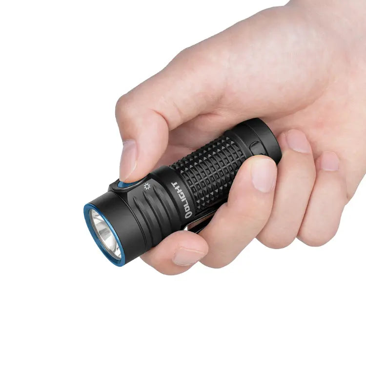 OLIGHT BATONTURBOBKRGL Baton Turbo Compact EDC Flashlight with 510m Long-Range Beam - Black VM Hardware