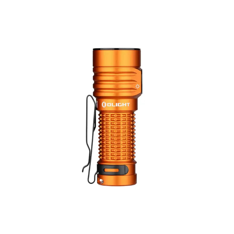 OLIGHT BATONTURBOOGCW Baton Turbo Compact EDC Flashlight with 510m Long-Range Beam - Orange VM Hardware