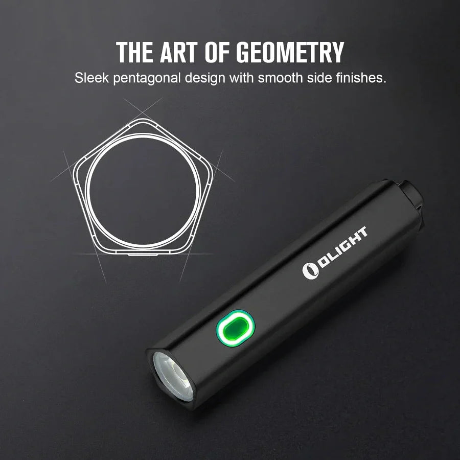 OLIGHT DIFFUSEBK Diffuse 700 Lumens EDC Pocket Flashlight - Black VM Hardware