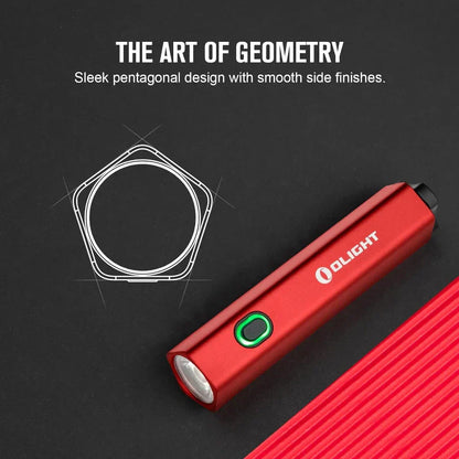 OLIGHT DIFFUSERD Diffuse 700 Lumens EDC Pocket Flashlight - Red VM Hardware