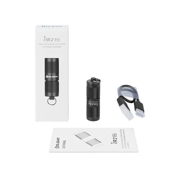 OLIGHT I1R2PROBK i1R 2 Pro Keychain Flashlight - Black VM Hardware
