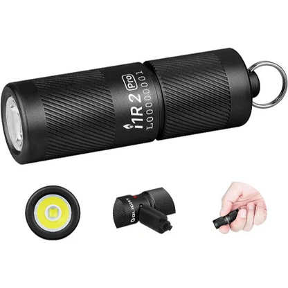 OLIGHT I1R2PROBK i1R 2 Pro Keychain Flashlight - Black VM Hardware