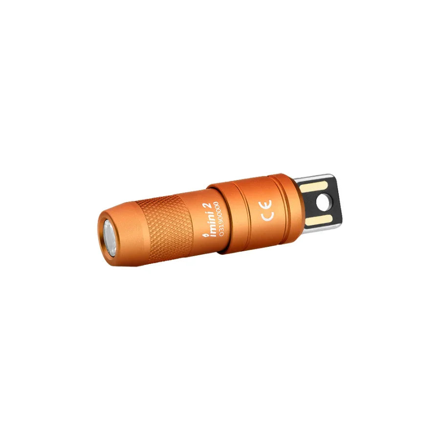 OLIGHT IMINI2OG imini 2 Rechargeable Mini Flashlight - Orange VM Hardware