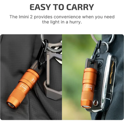 OLIGHT IMINI2OG imini 2 Rechargeable Mini Flashlight - Orange VM Hardware