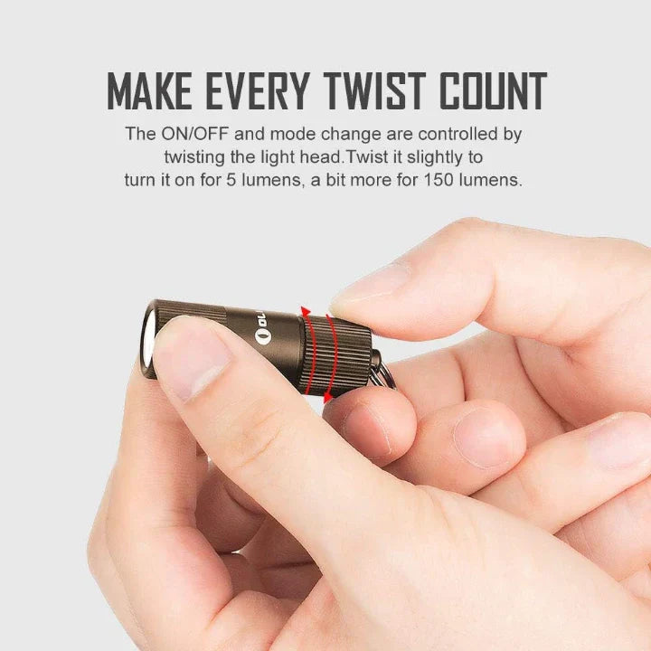 OLIGHT I1R2 EOS Keychain Flashlight Kit - Desert Tan VM Hardware