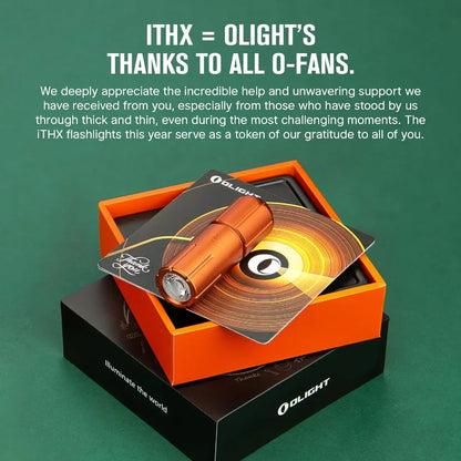 OLIGHT ITHXPKNOG iTHX Pumpkin Orange Keychain EDC Flashlight VM Hardware