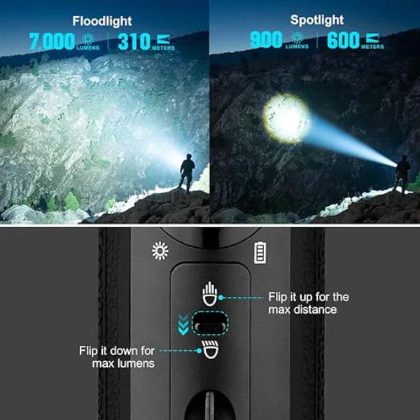 OLIGHT MARAUDERMINIBK Marauder Mini Powerful LED Flashlight With RGB - Black VM Hardware