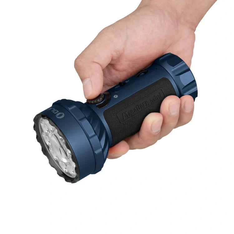 OLIGHT MARAUDERMINIMNBU Marauder Mini Powerful LED Flashlight With RGB - Midnight Blue VM Hardware