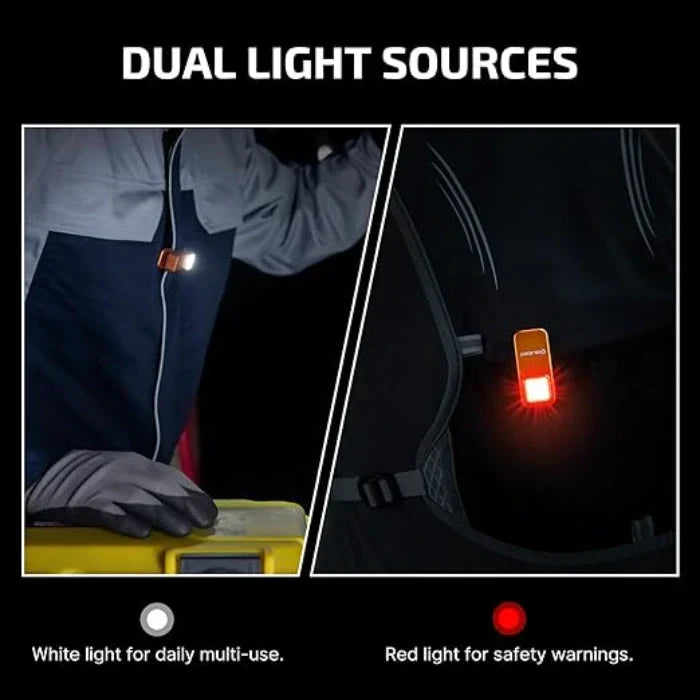 OLIGHT OCLIPOG Oclip Clip Light with White and Red Light - Orange VM Hardware