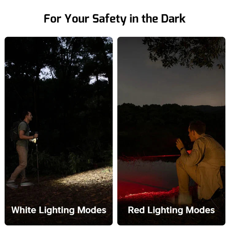 OLIGHT OCLIPPROBKC2M Oclip Pro Clip on Flashlight with Floodlight Spotlight and Red Light - Black VM Hardware