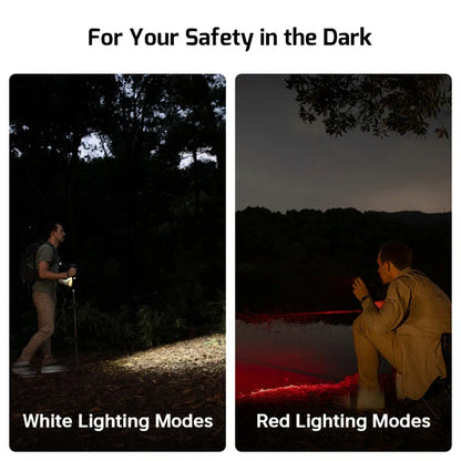 OLIGHT OCLIPPROBKC2M Oclip Pro Clip on Flashlight with Floodlight Spotlight and Red Light - Black VM Hardware