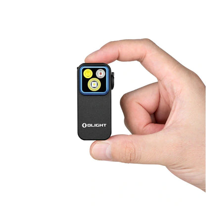 OLIGHT OCLIPPROBKC2M Oclip Pro Clip on Flashlight with Floodlight Spotlight and Red Light - Black VM Hardware