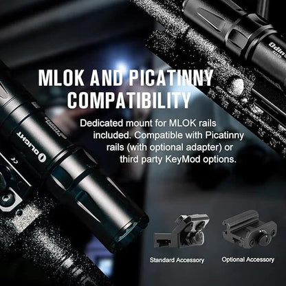 OLIGHT ODINMINIBK Odin Mini Tactical Flashlight VM Hardware
