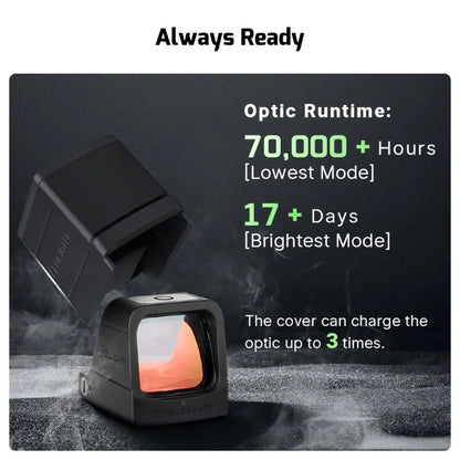 OLIGHT OSIGHTGN Osight 3 MOA with Magnetic Charging Cover - Green 3 MOA Dot VM Hardware
